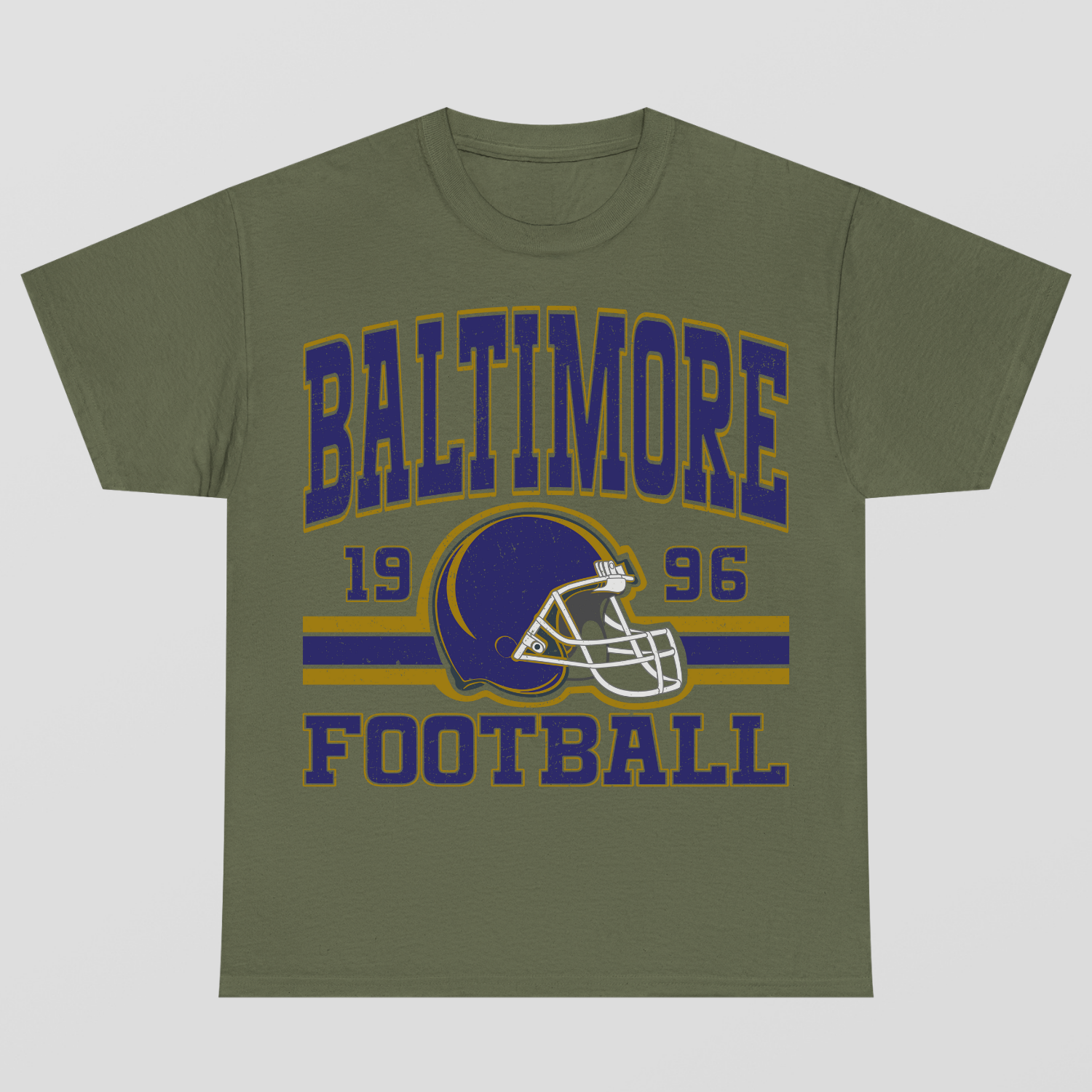 Vintage Style Baltimore Football T-Shirt