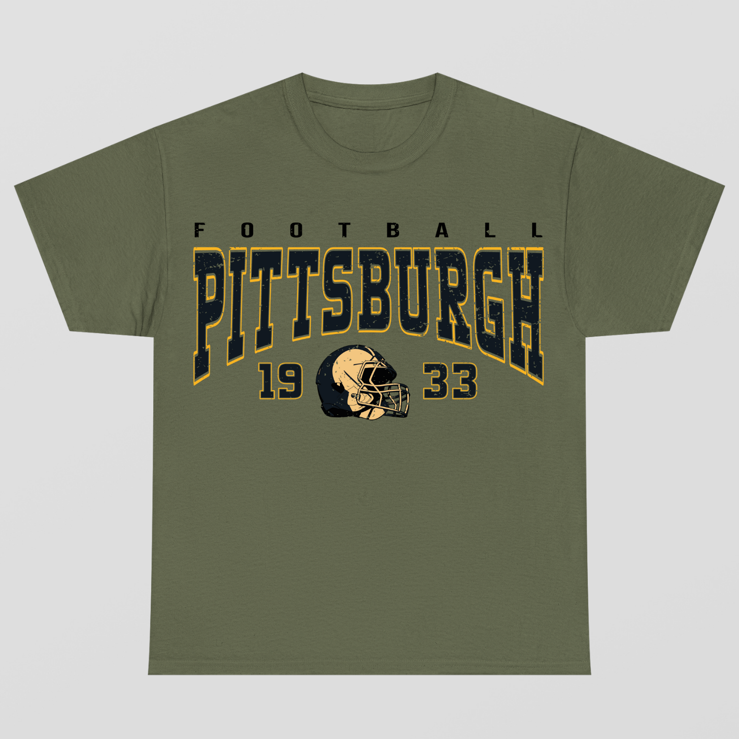 Vintage Style Pittsburgh Football T-Shirt