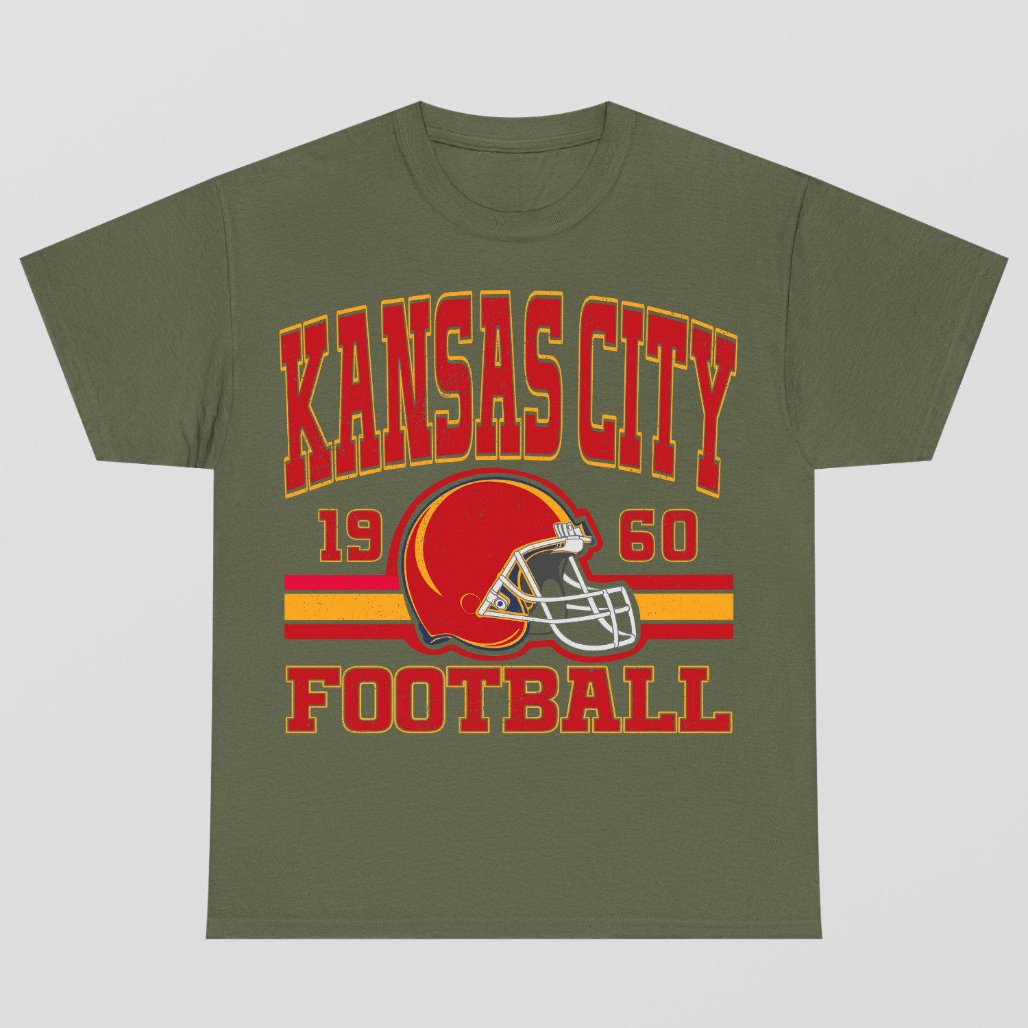 Vintage Style Kansas City Football T-Shirt