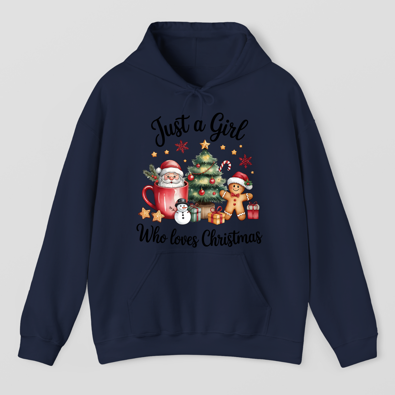 Just A Girl Who Loves Christmas Hoodie