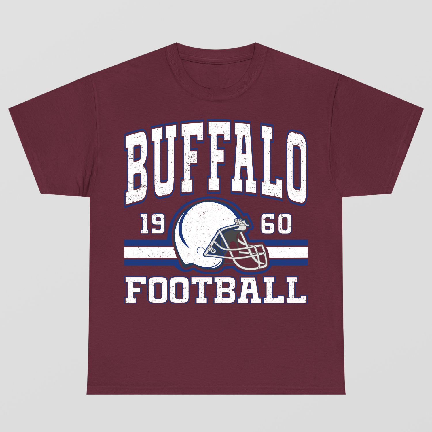 Vintage Style Buffalo Football T-Shirt
