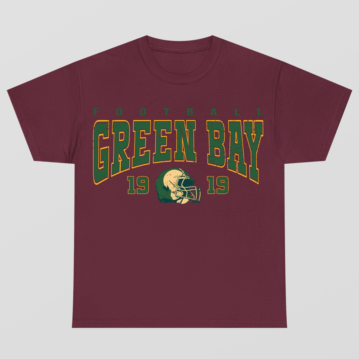 Vintage Style Green Bay Football T-Shirt