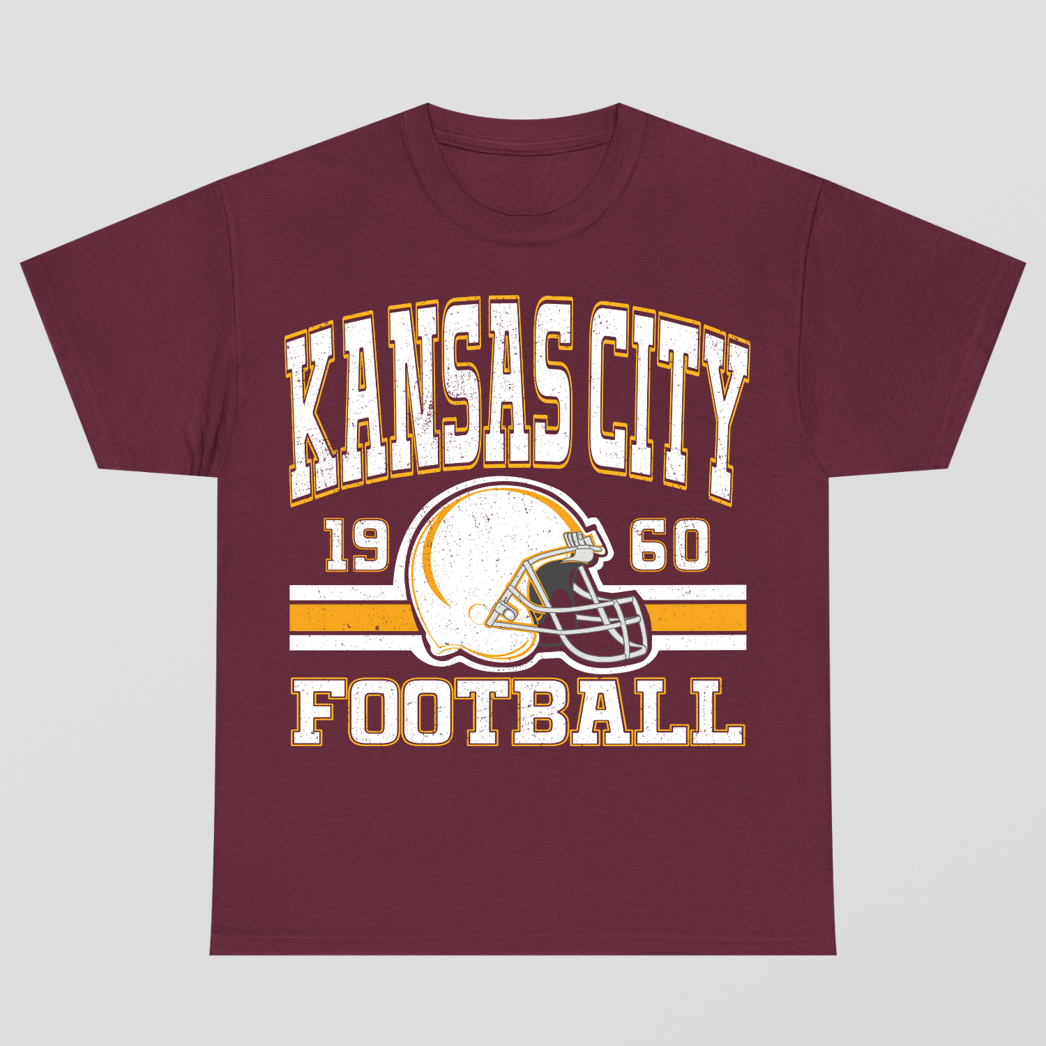 Vintage Style Kansas City Football T-Shirt