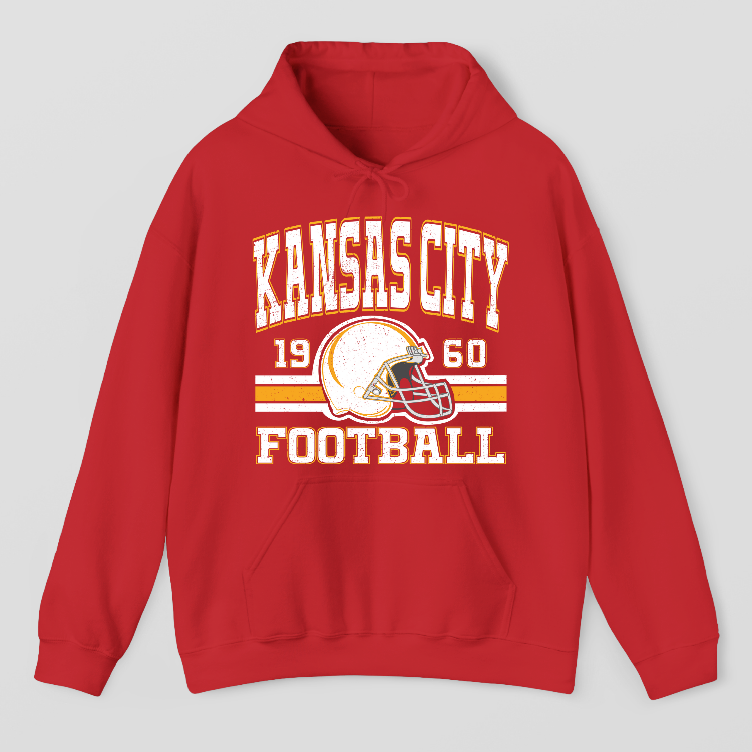 Vintage Style Kansas City Football Hoodie