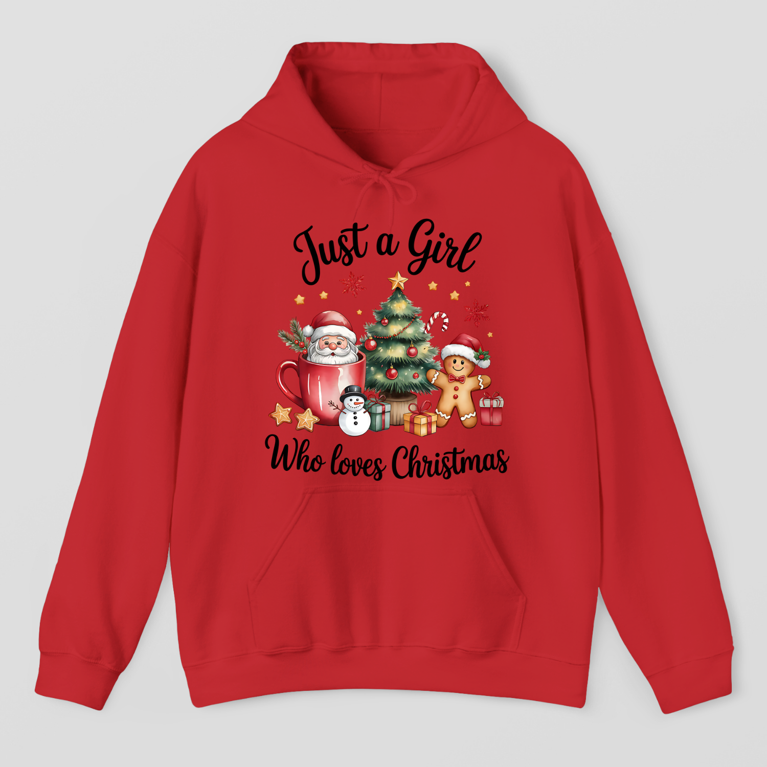 Just A Girl Who Loves Christmas Hoodie