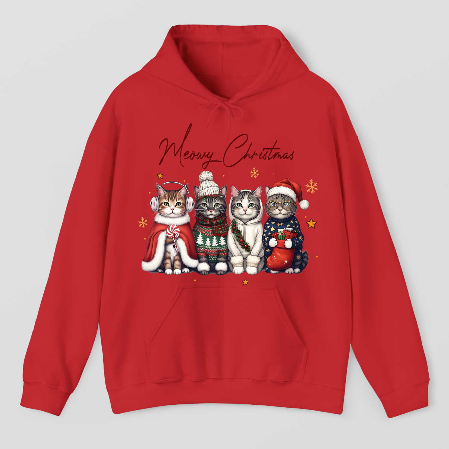 Meowy Christmas Hoodie