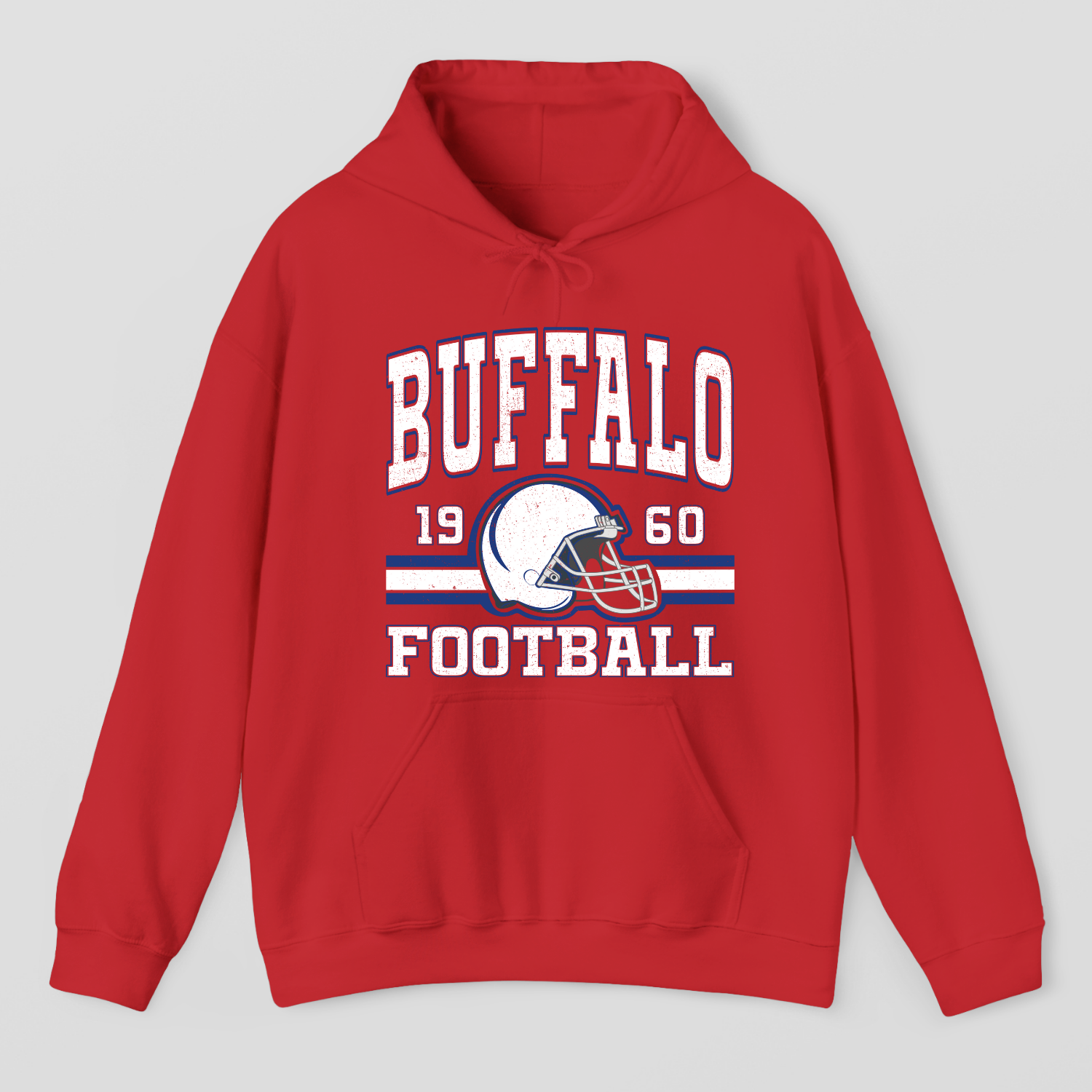 Vintage Style Buffalo Football Hoodie