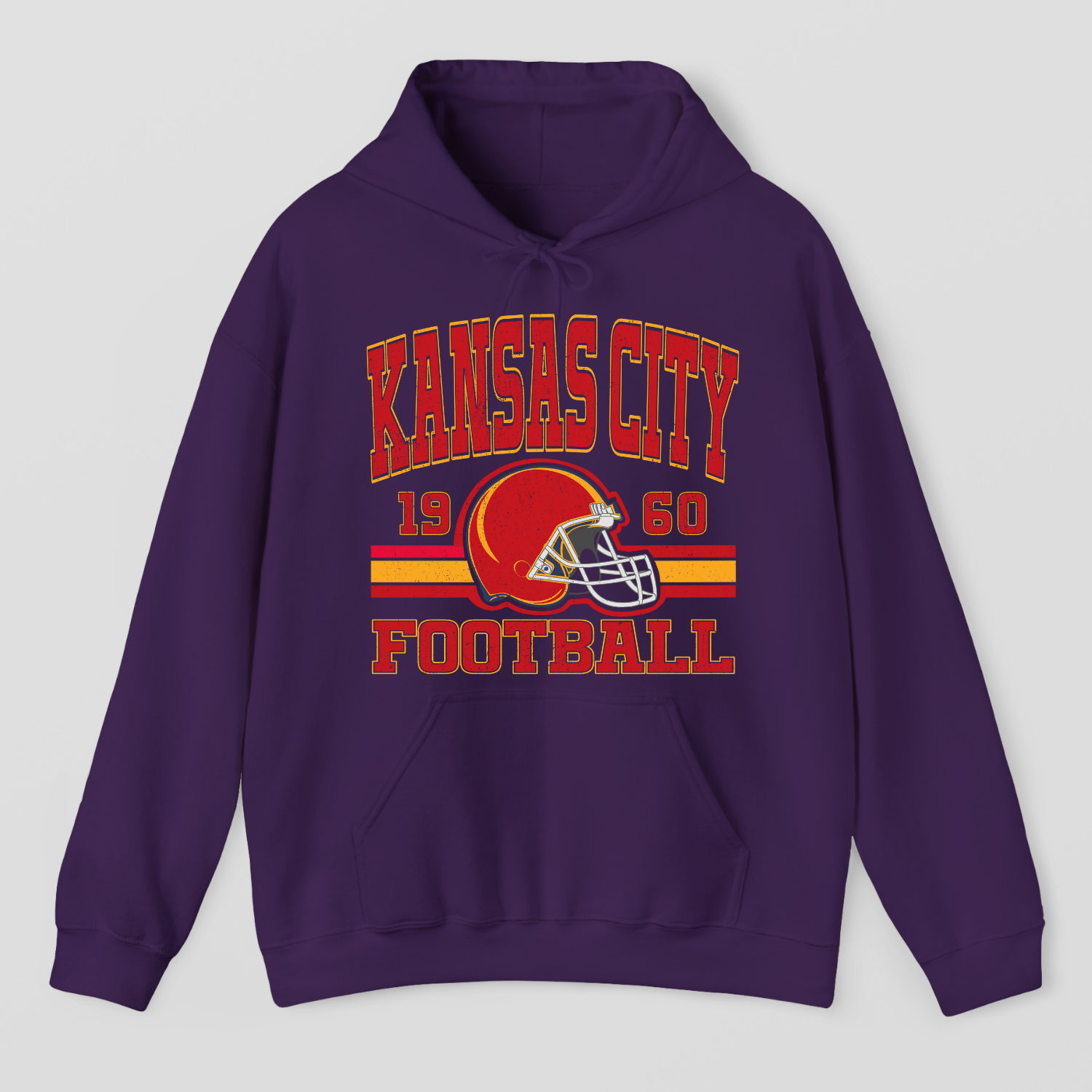 Vintage Style Kansas City Football Hoodie