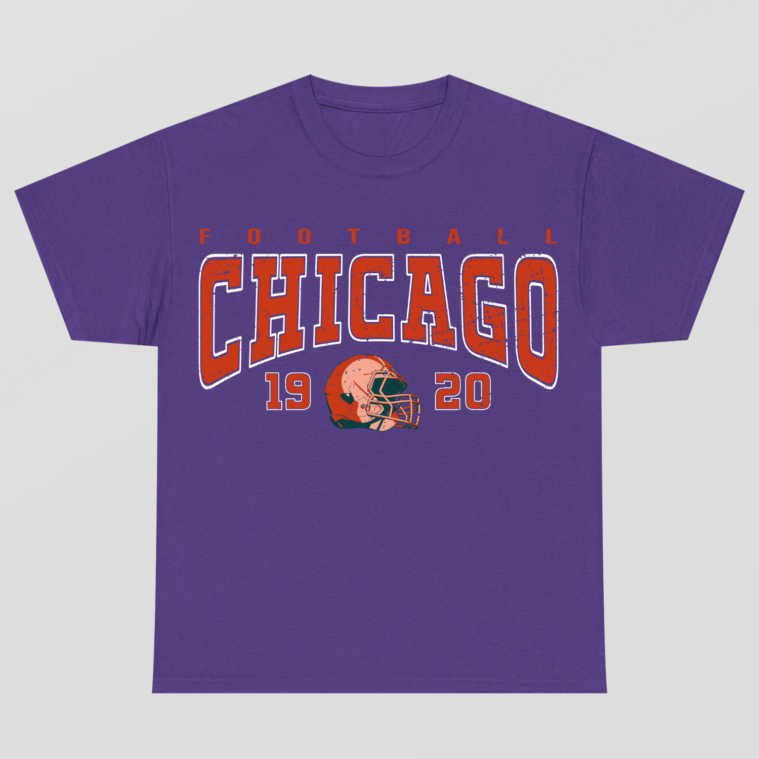 Vintage Style Chicago Football T-Shirt