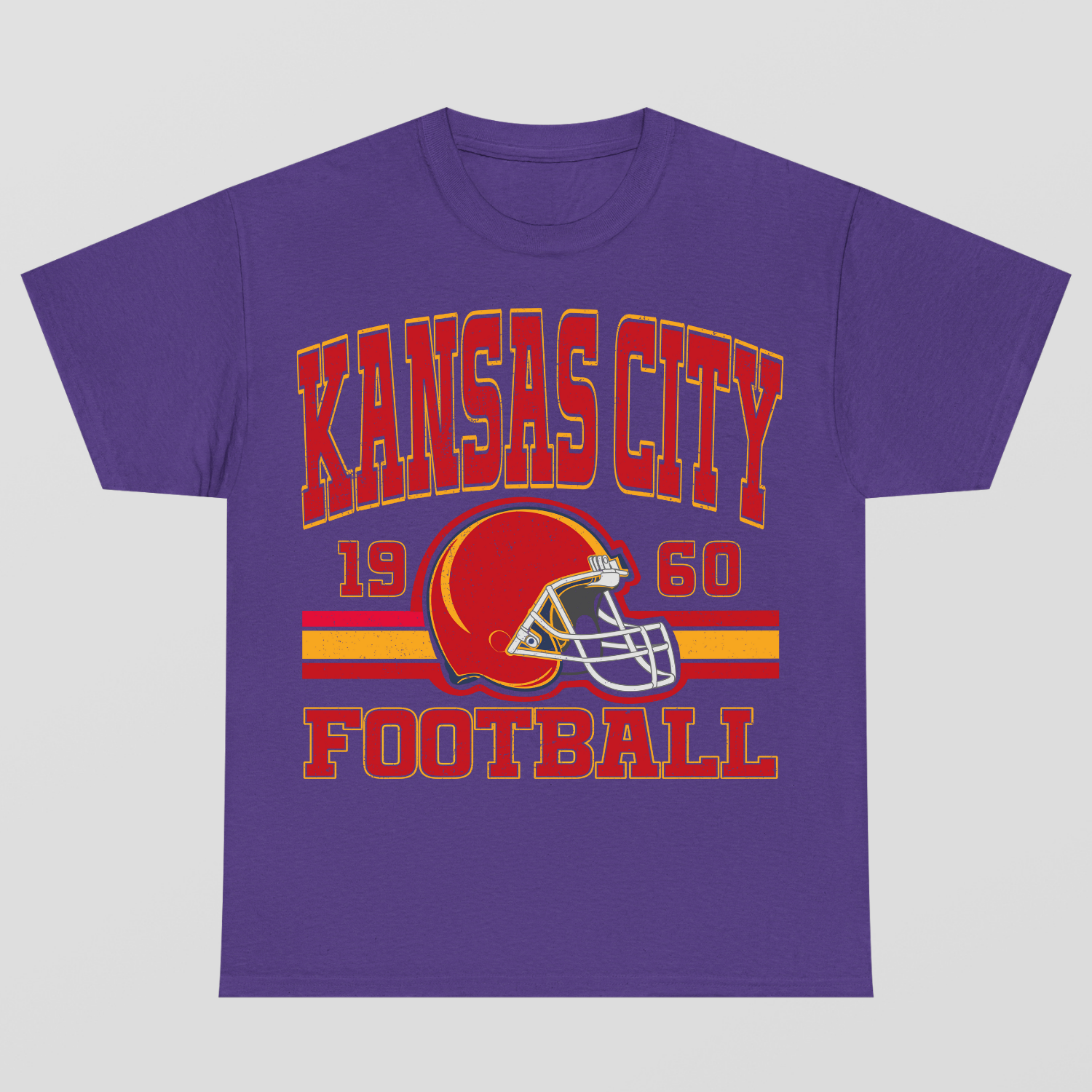 Vintage Style Kansas City Football T-Shirt