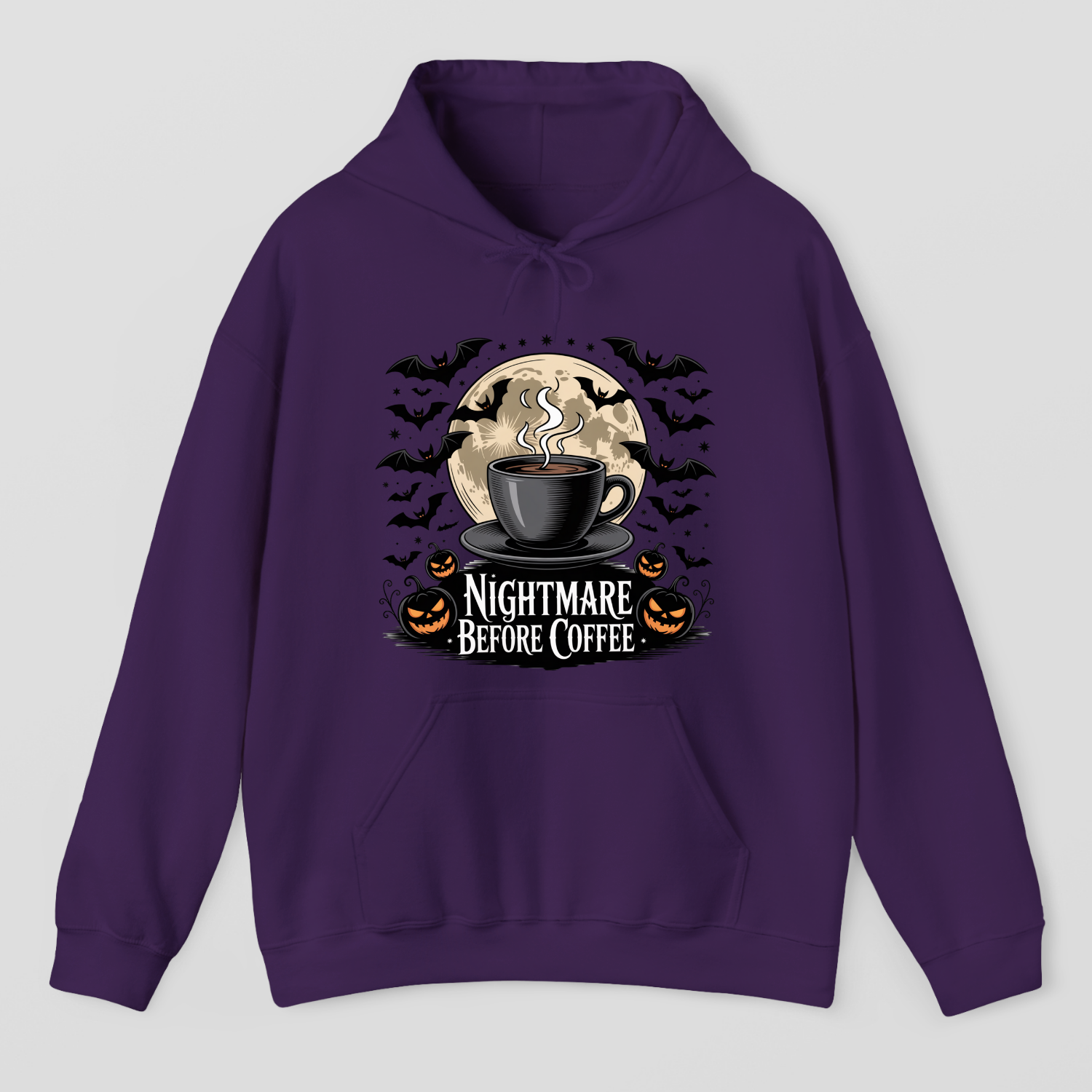 Nightmare Before Coffe Halloween Hoodie