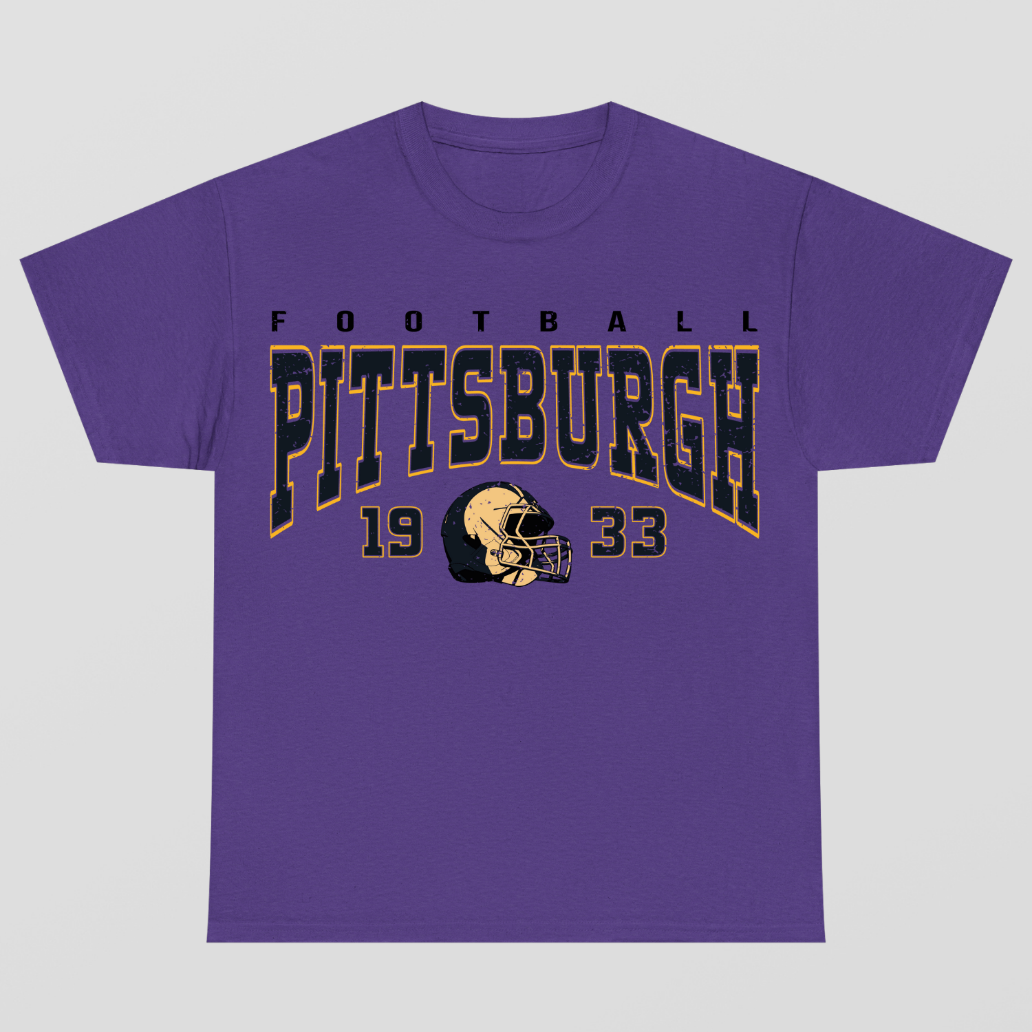Vintage Style Pittsburgh Football T-Shirt