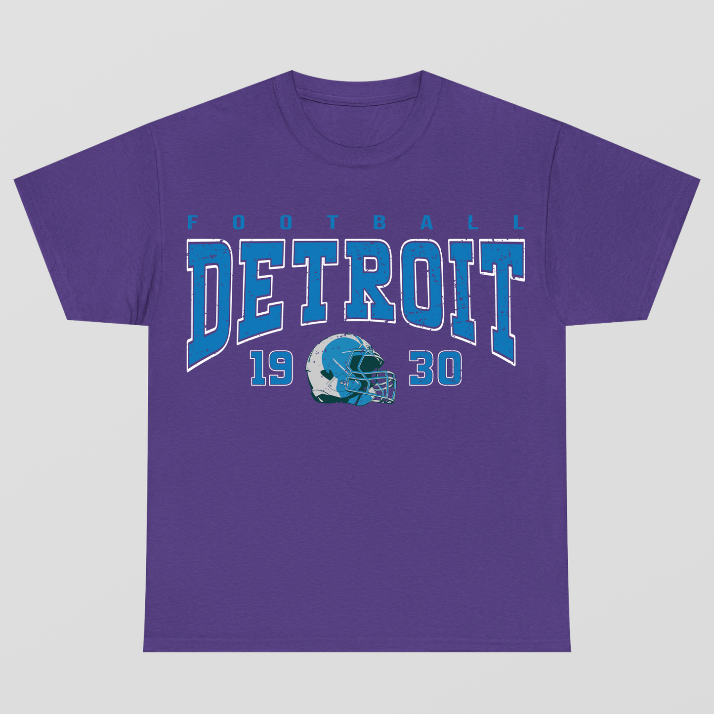 Vintage Style Detroit Football T-Shirt