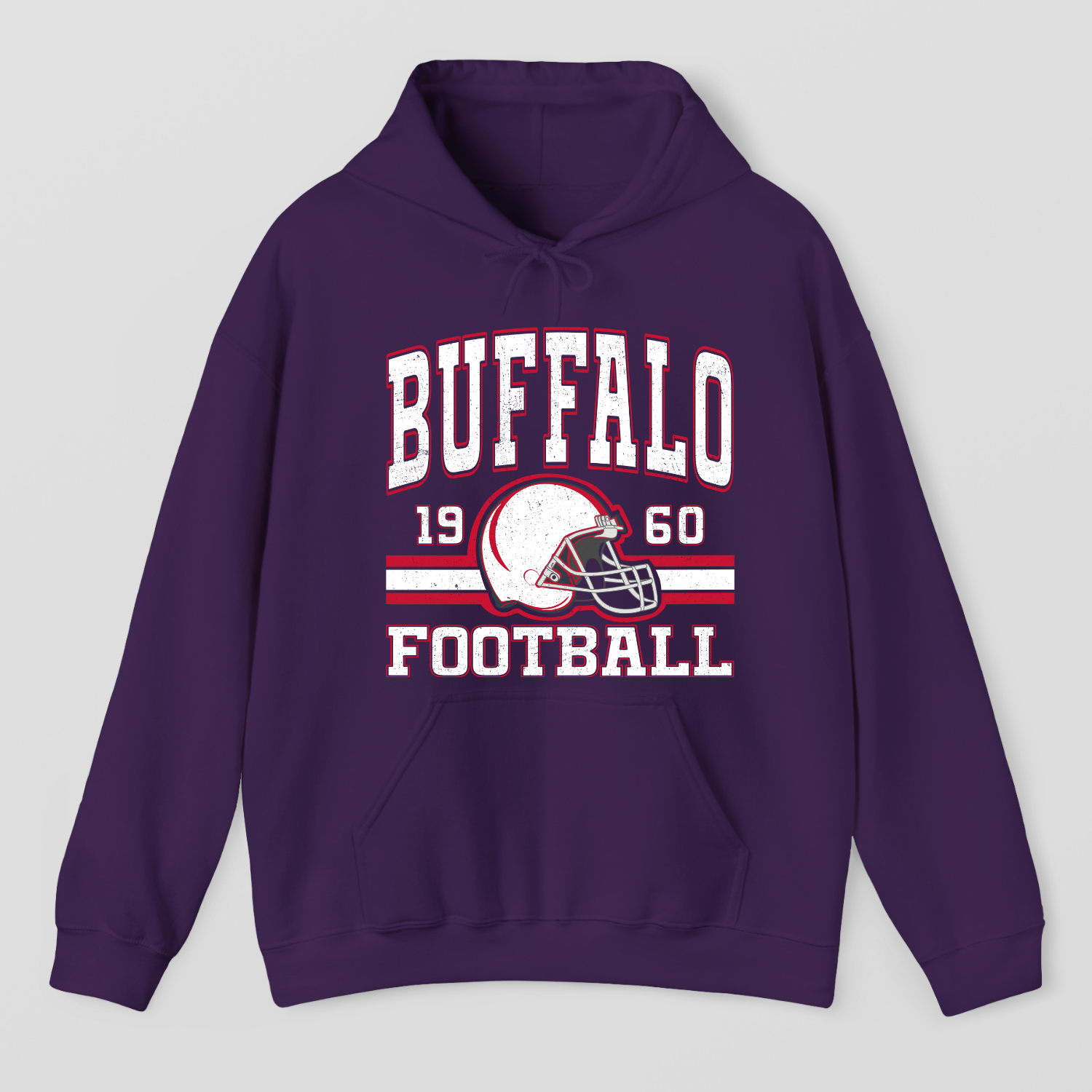 Vintage Style Buffalo Football Hoodie