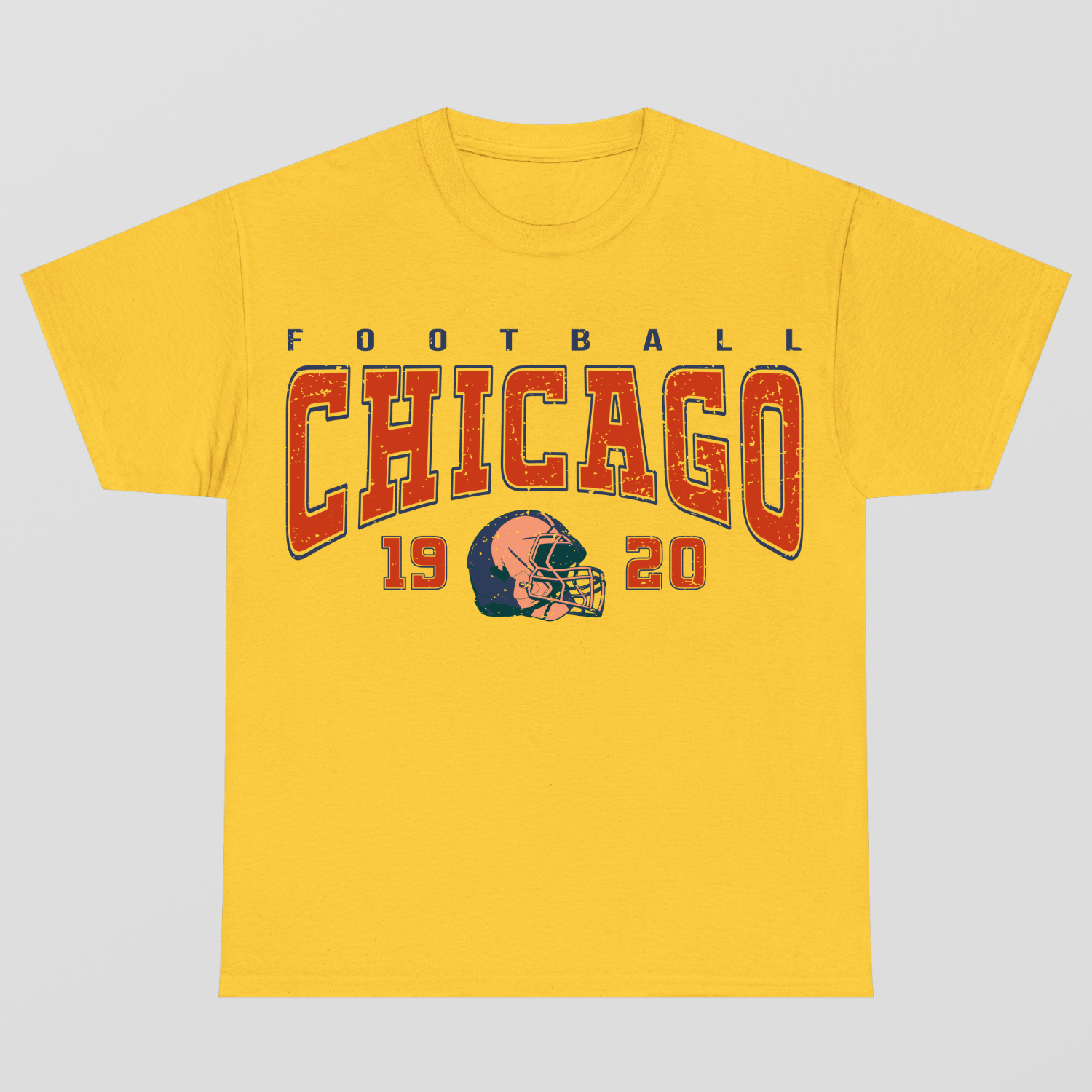 Vintage Style Chicago Football T-Shirt