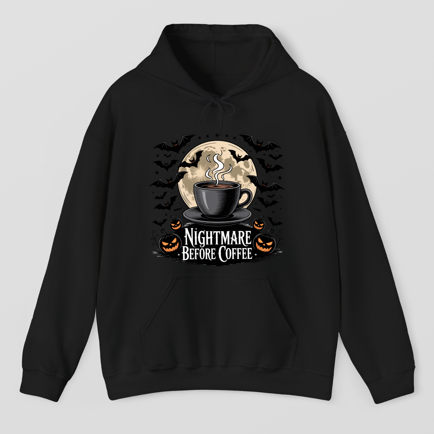 Nightmare Before Coffe Halloween Hoodie