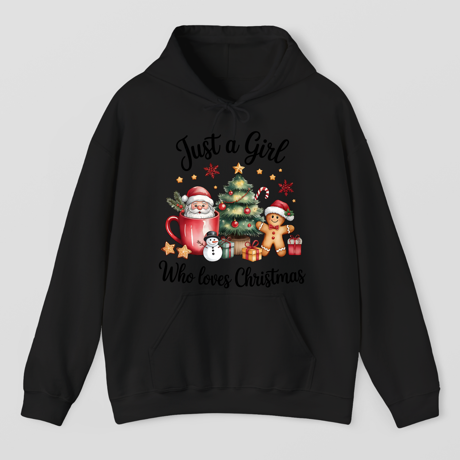 Just A Girl Who Loves Christmas Hoodie