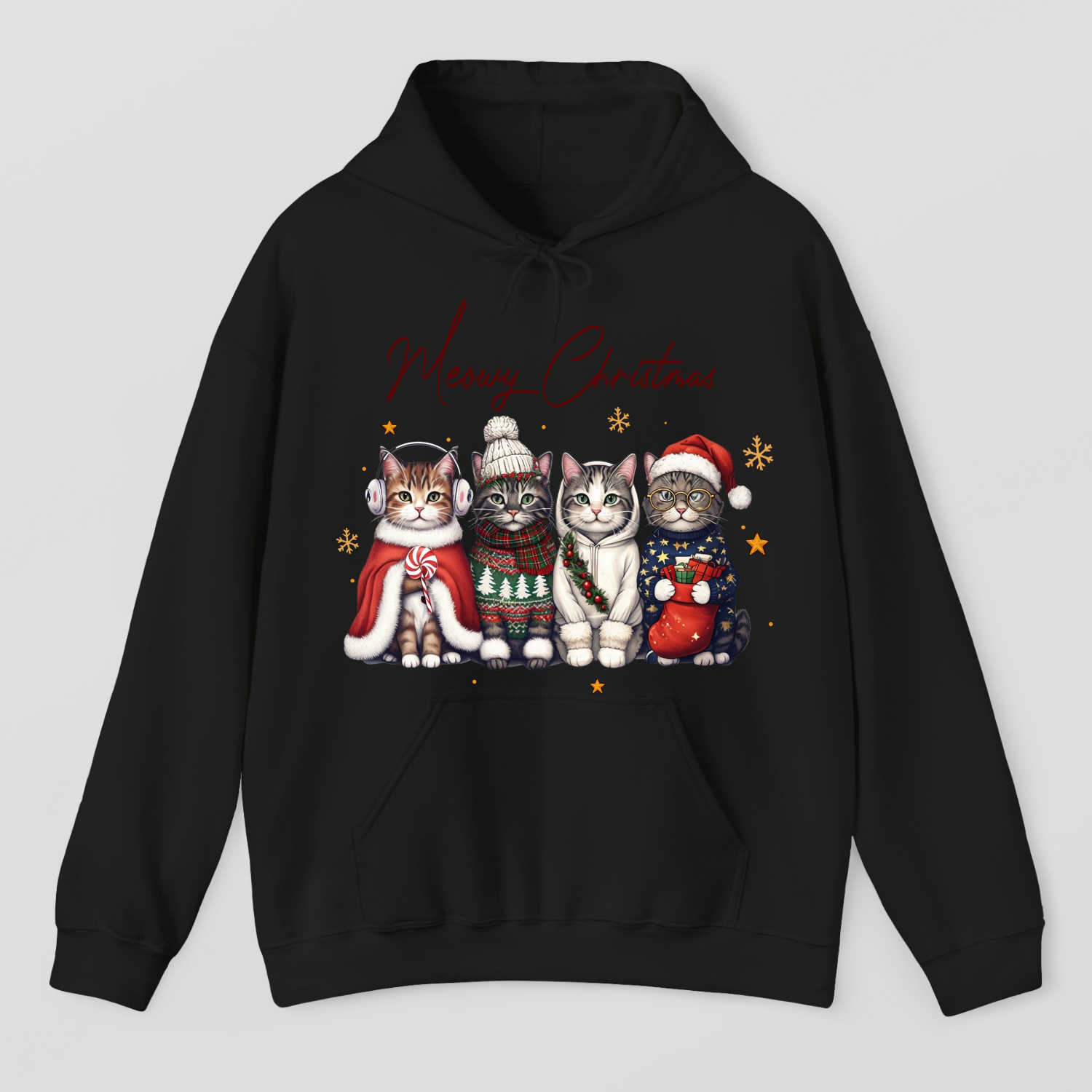 Meowy Christmas Hoodie