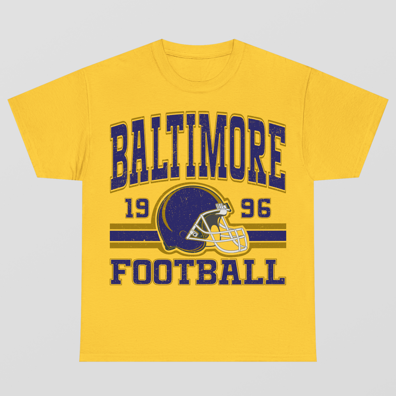 Vintage Style Baltimore Football T-Shirt