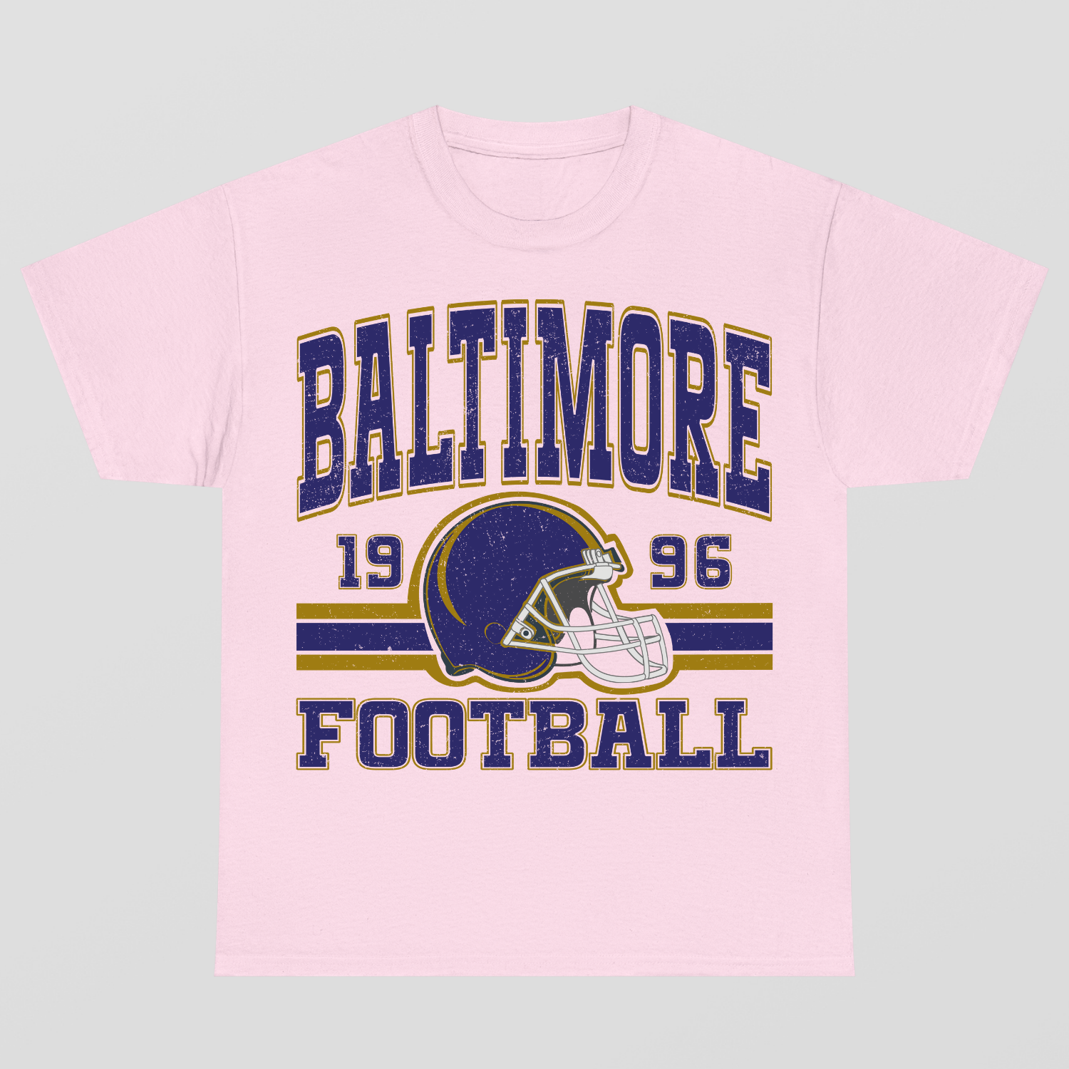 Vintage Style Baltimore Football T-Shirt