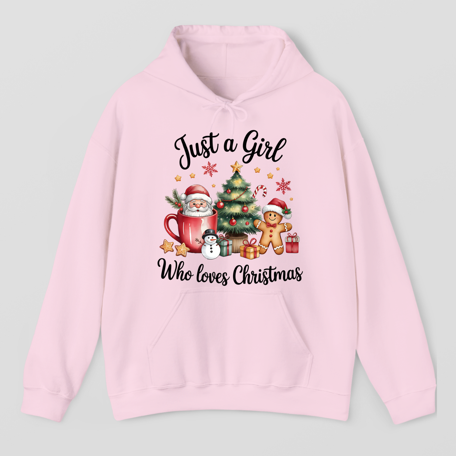 Just A Girl Who Loves Christmas Hoodie