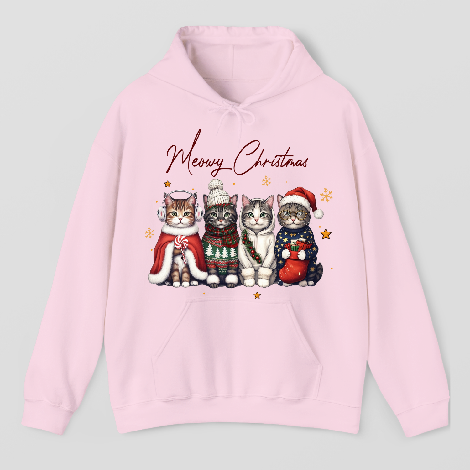 Meowy Christmas Hoodie