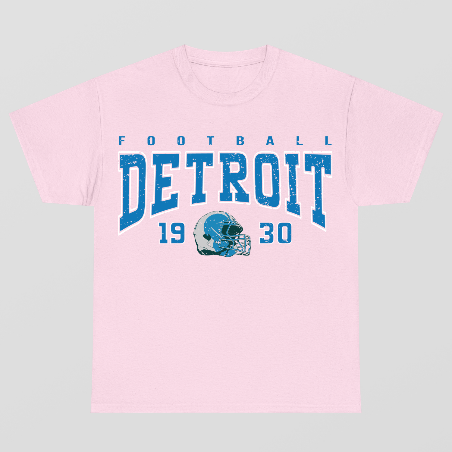 Vintage Style Detroit Football T-Shirt