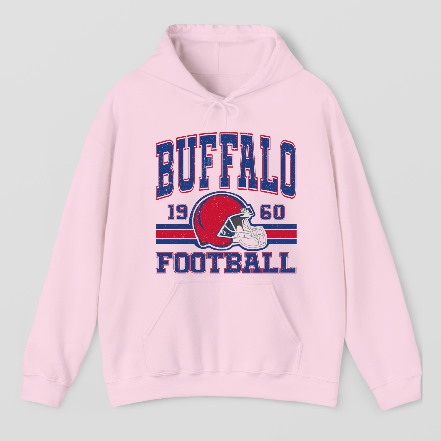 Vintage Style Buffalo Football Hoodie