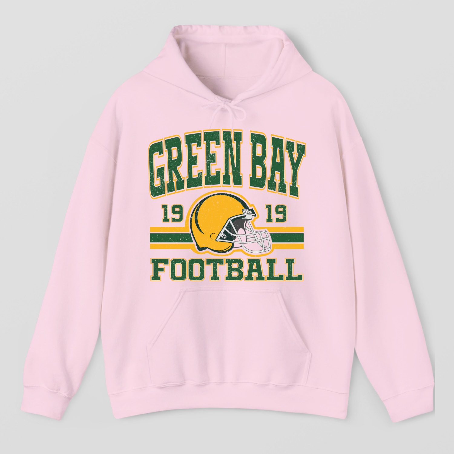Vintage Style Green Bay Football Hoodie