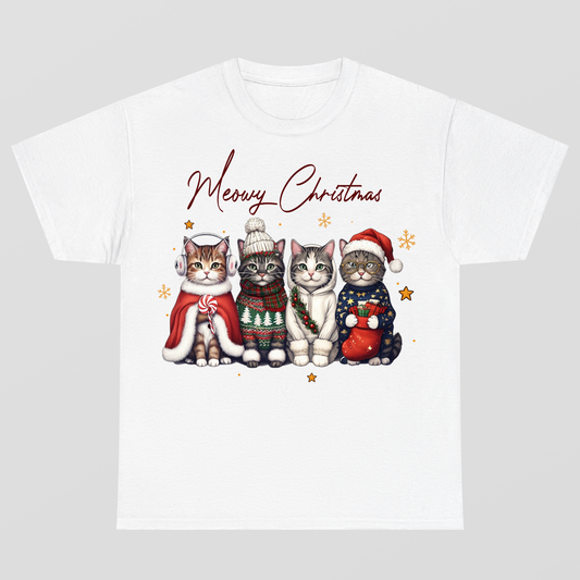 Meowy Christmas T-Shirt