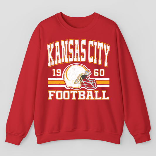 Vintage Style Kansas City Football Sweatshirt