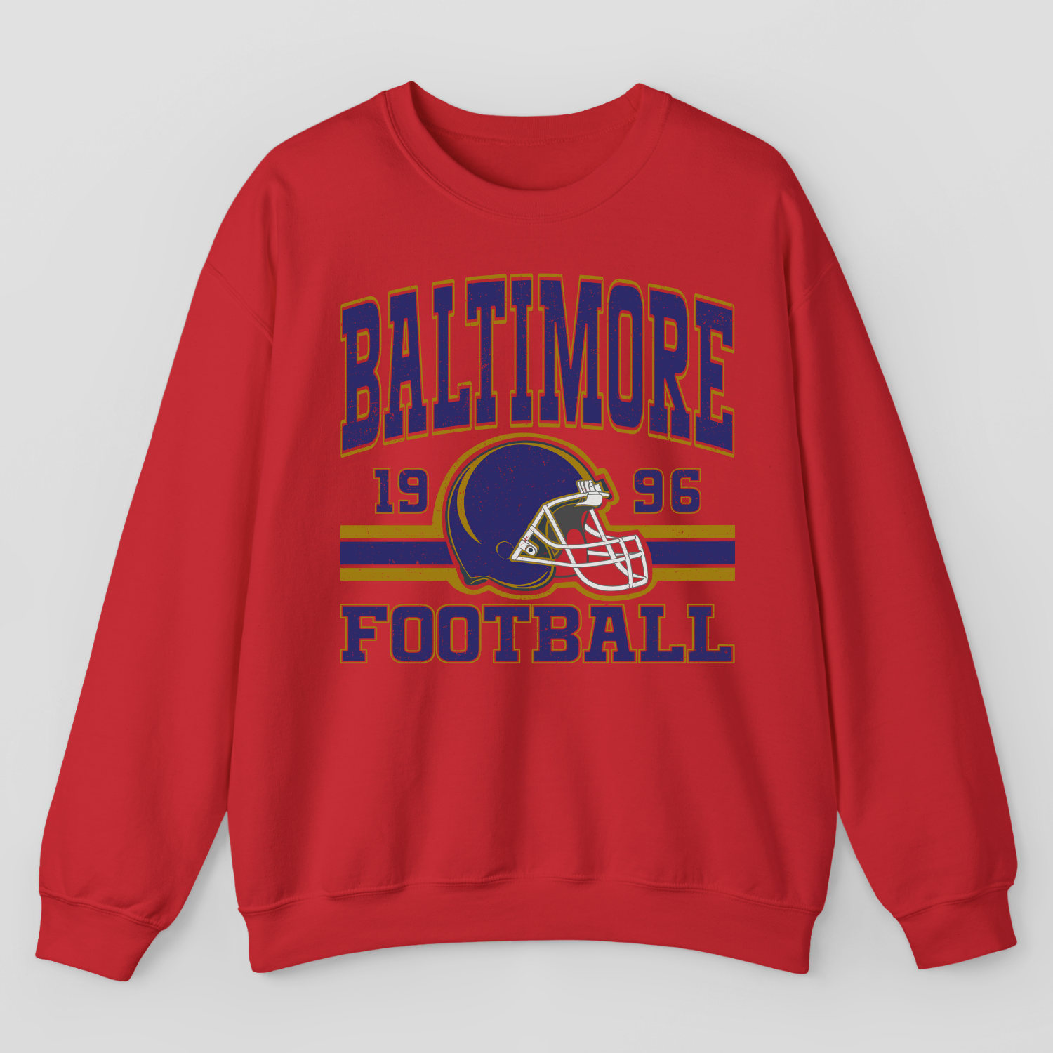 Vintage Style Baltimore Football Sweatshirt