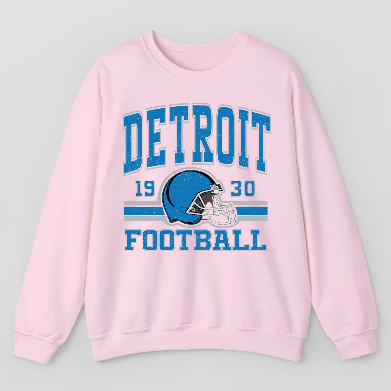 Vintage Style Detroit Football Sweatshirt