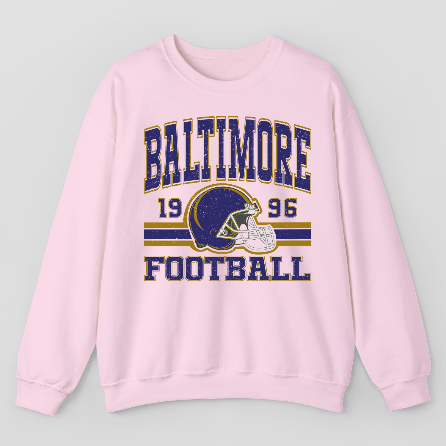Vintage Style Baltimore Football Sweatshirt