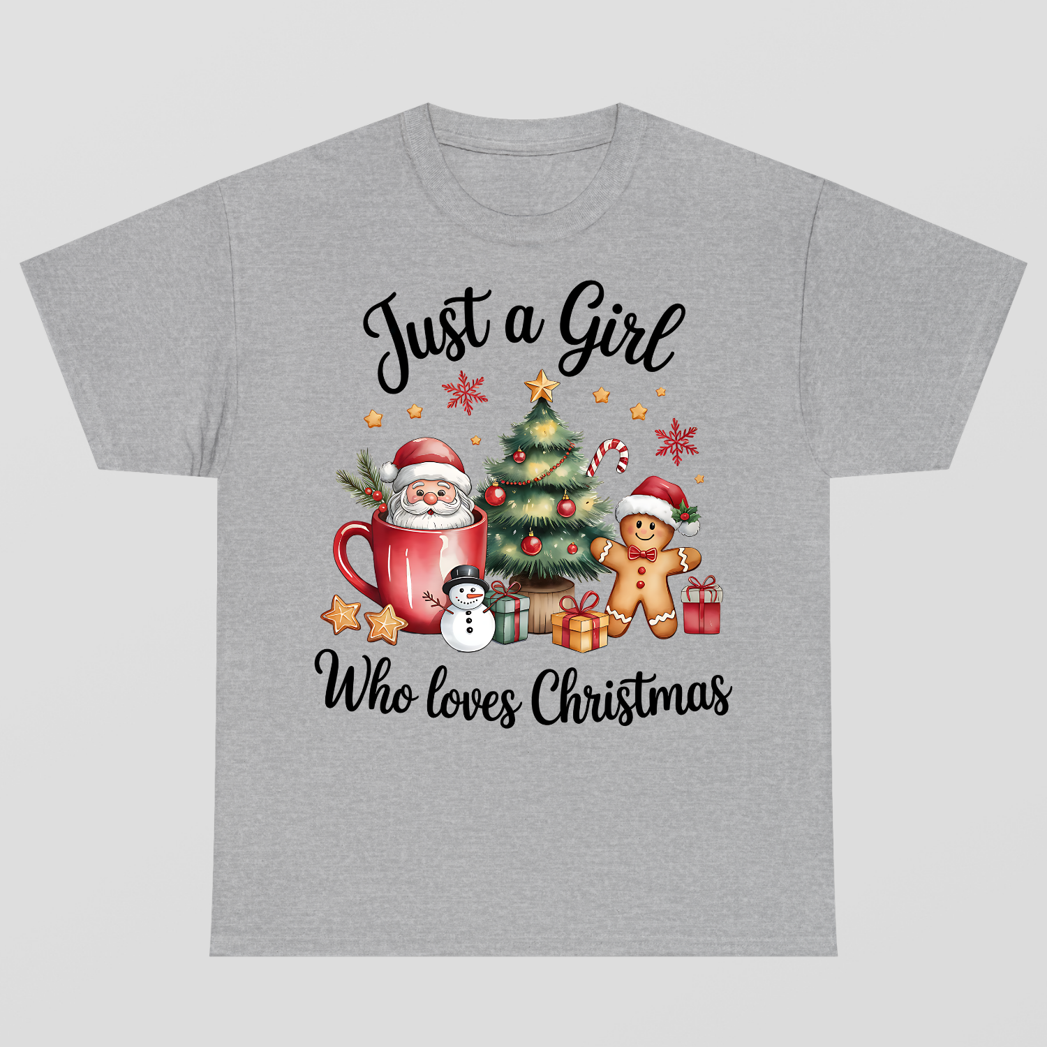 Just A Girl Who Loves Christmas T-Shİrt