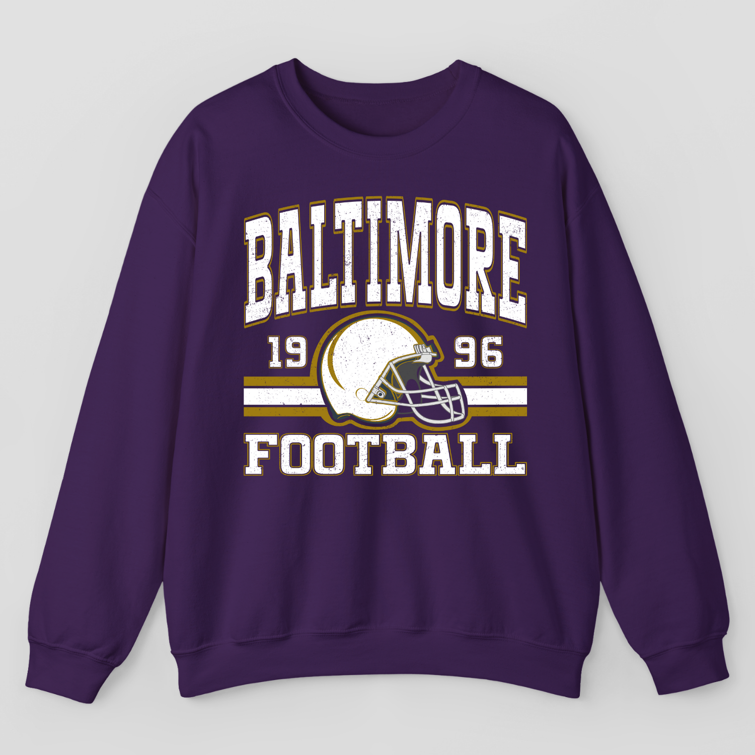 Vintage Style Baltimore Football Sweatshirt