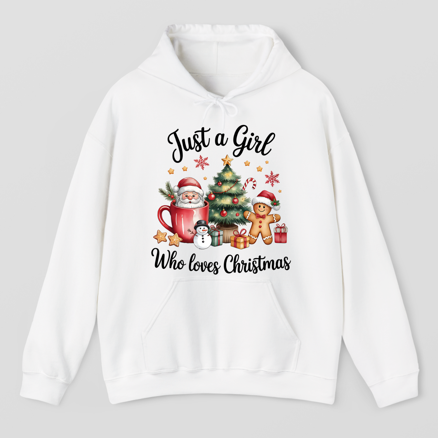 Just A Girl Who Loves Christmas Hoodie