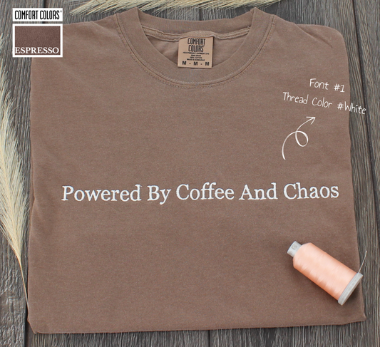 Comfort Colors Custom Text Tshirt