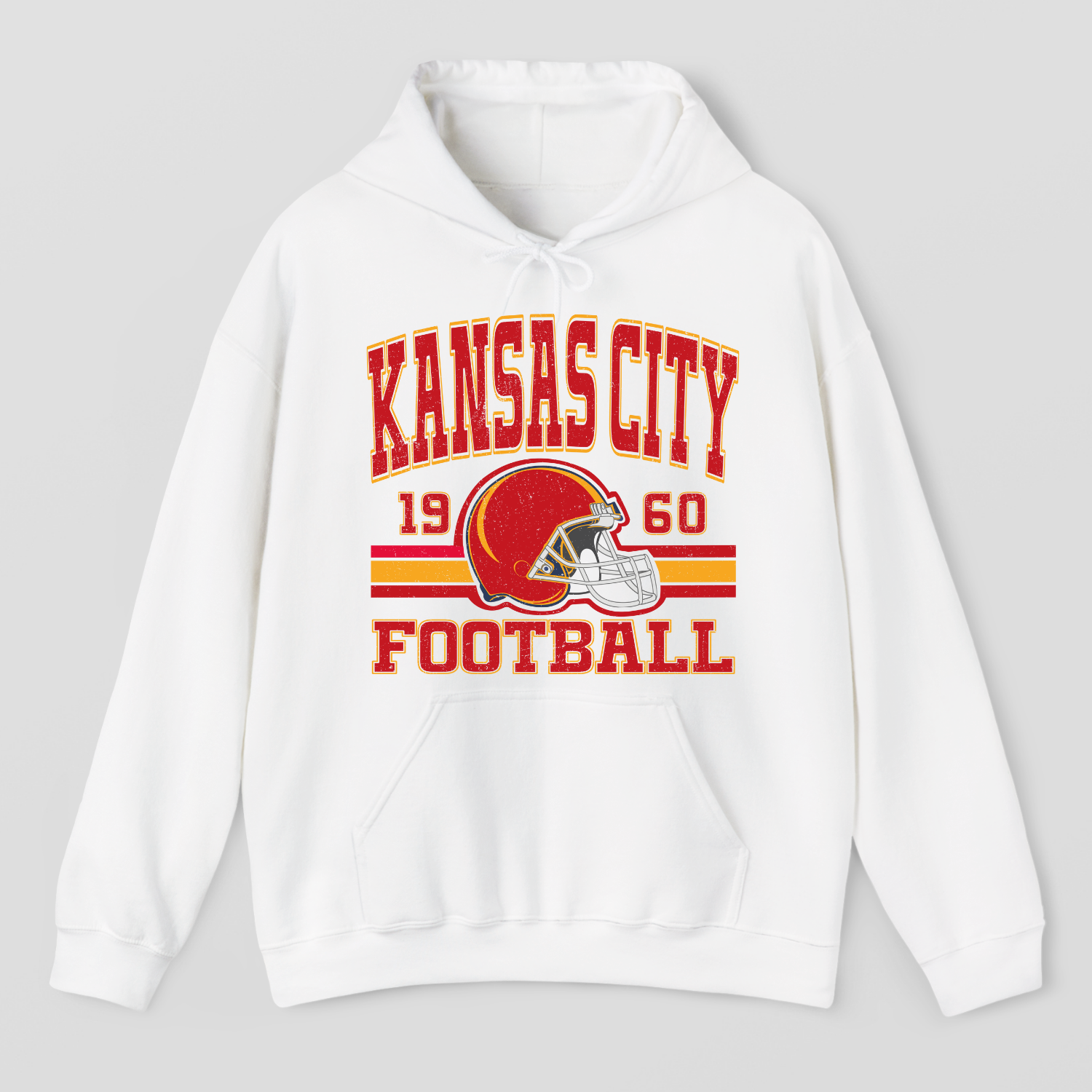 Vintage Style Kansas City Football Hoodie