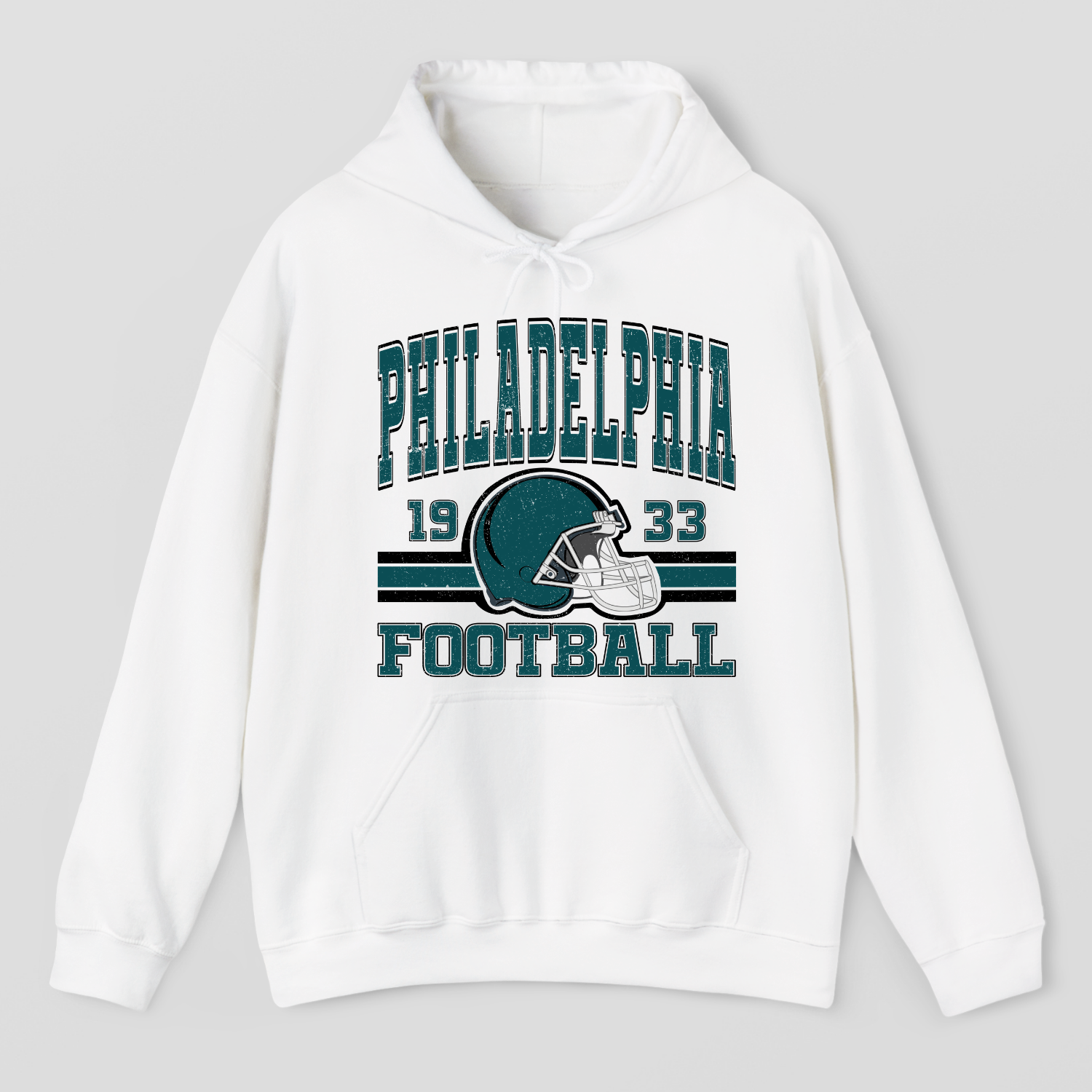 Vintage Style Philadelphia Football Hoodie