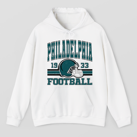 Vintage Style Philadelphia Football Hoodie