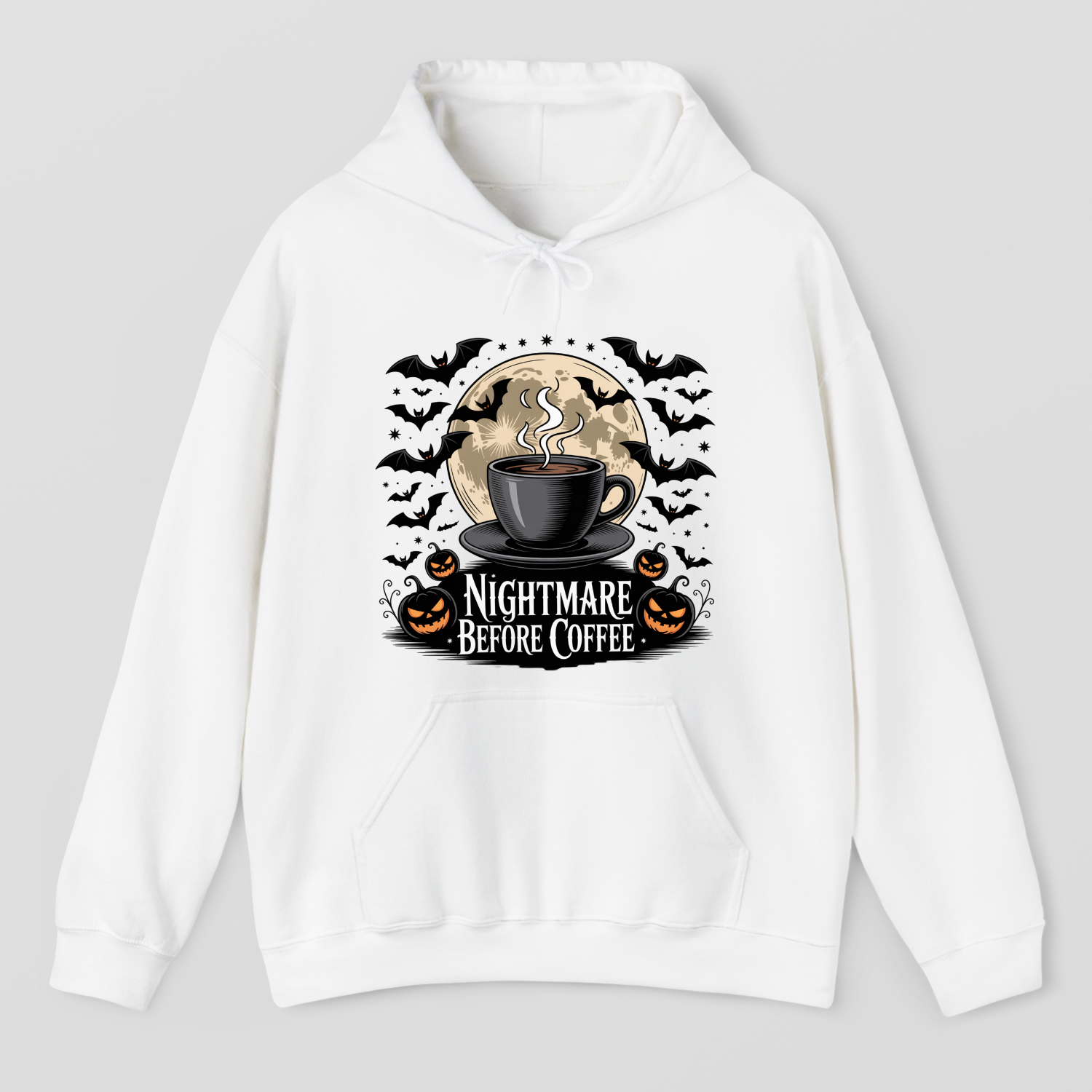 Nightmare Before Coffe Halloween Hoodie