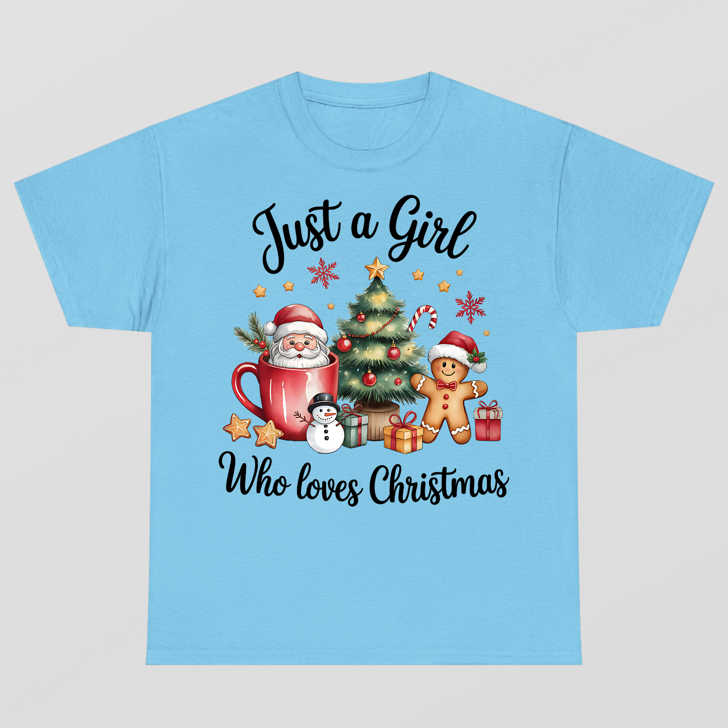 Just A Girl Who Loves Christmas T-Shİrt