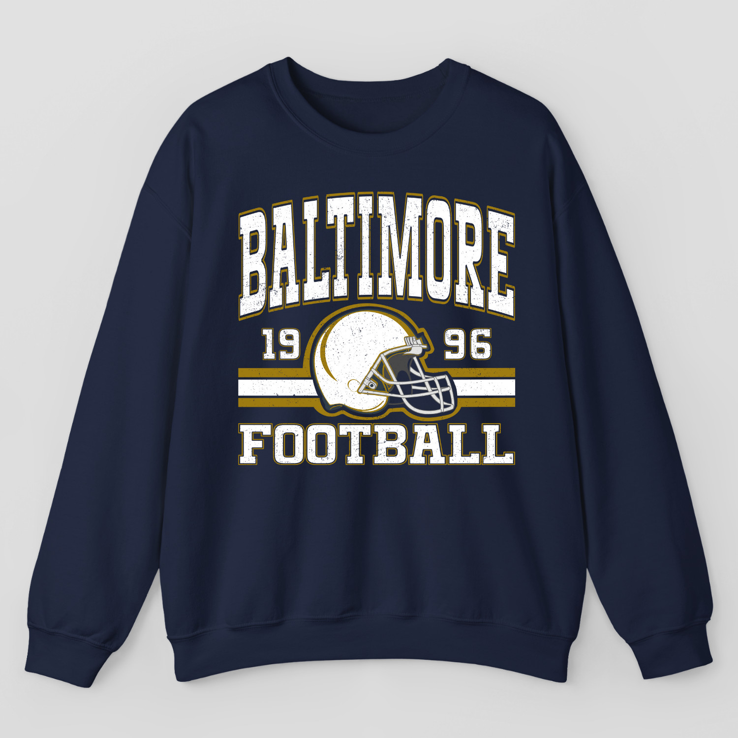 Vintage Style Baltimore Football Sweatshirt