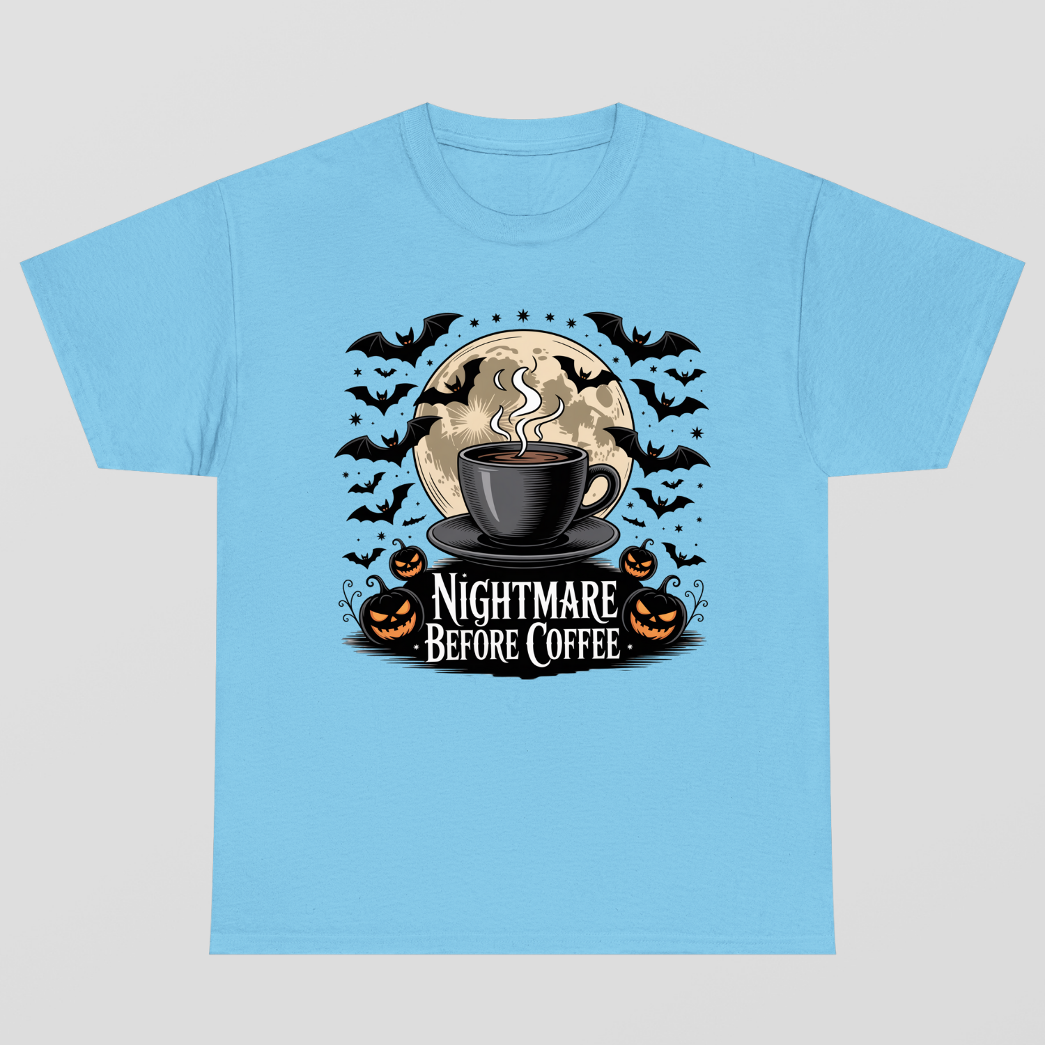 Nightmare Before Coffe Halloween T-Shirt
