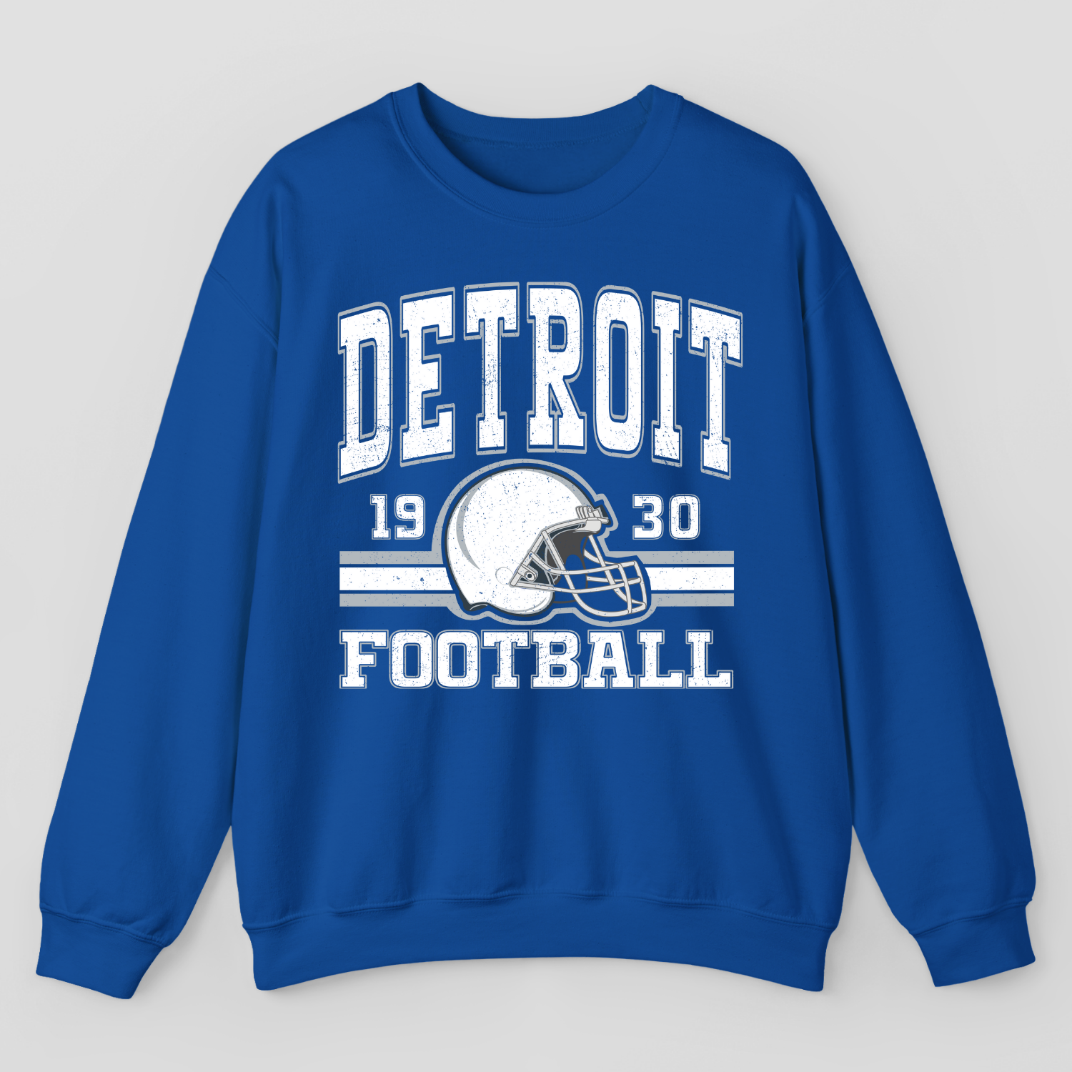 Vintage Style Detroit Football Sweatshirt