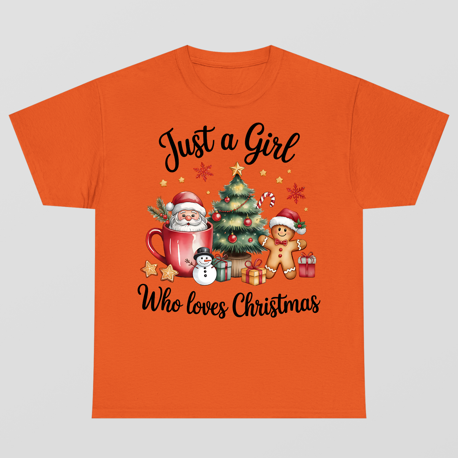 Just A Girl Who Loves Christmas T-Shİrt