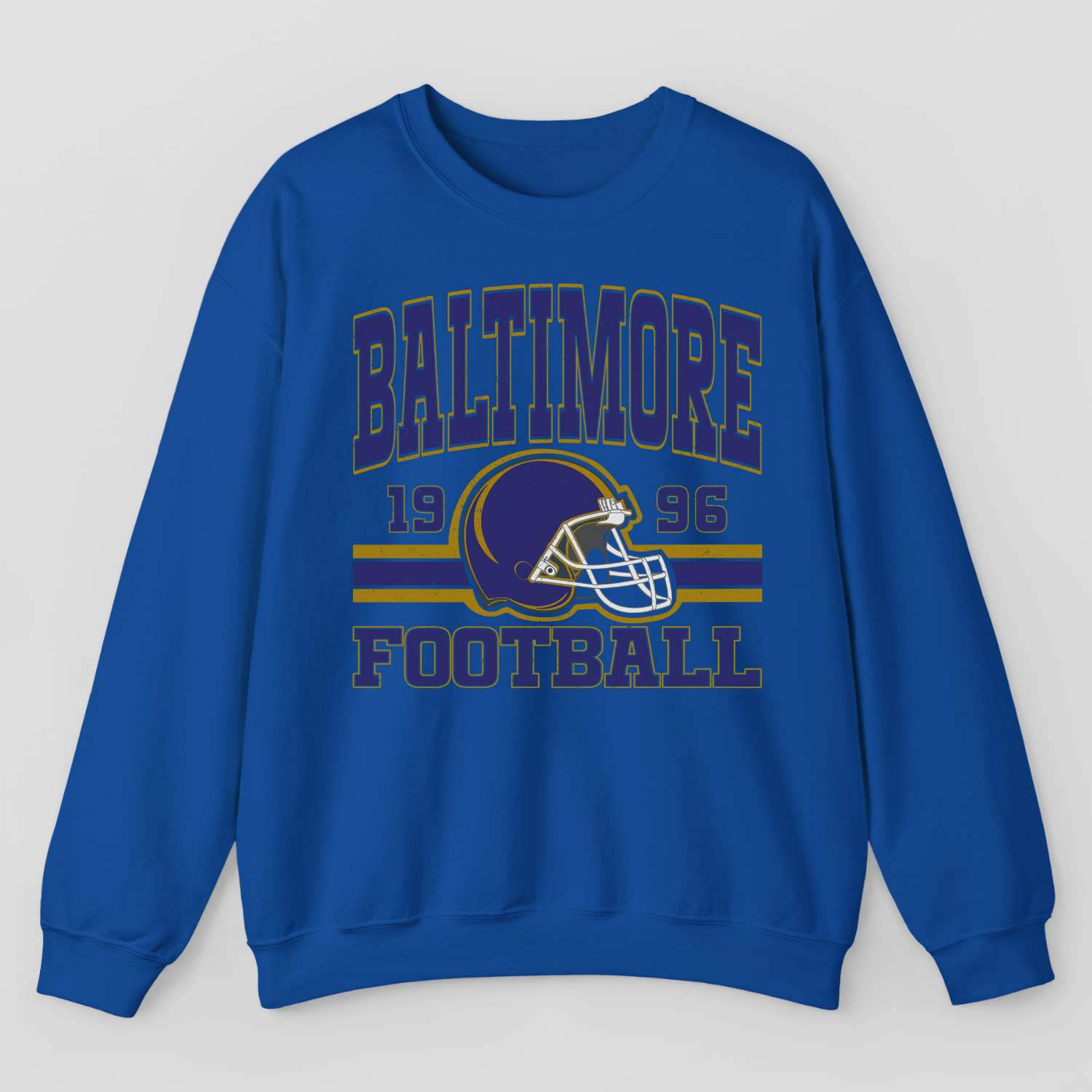 Vintage Style Baltimore Football Sweatshirt