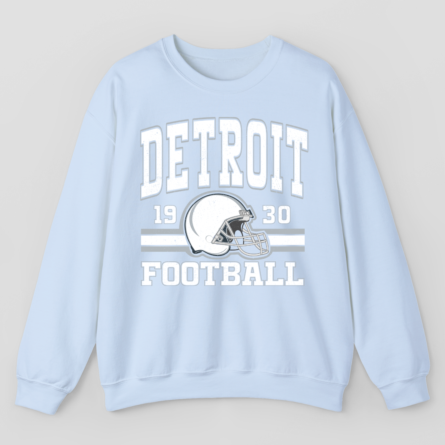 Vintage Style Detroit Football Sweatshirt