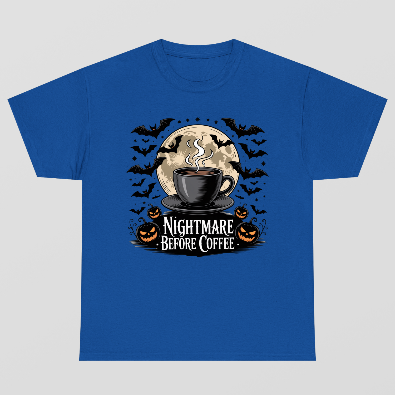 Nightmare Before Coffe Halloween T-Shirt